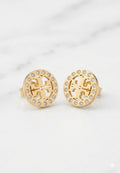 Tory Burch Zircon Stone Studs
