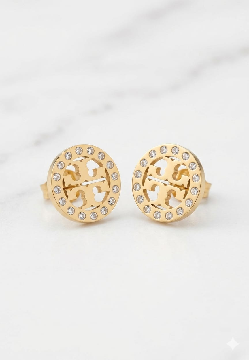 Tory Burch Zircon Stone Studs