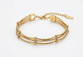 Multi-Layered Crystal Bead and zircon stone Bracelet