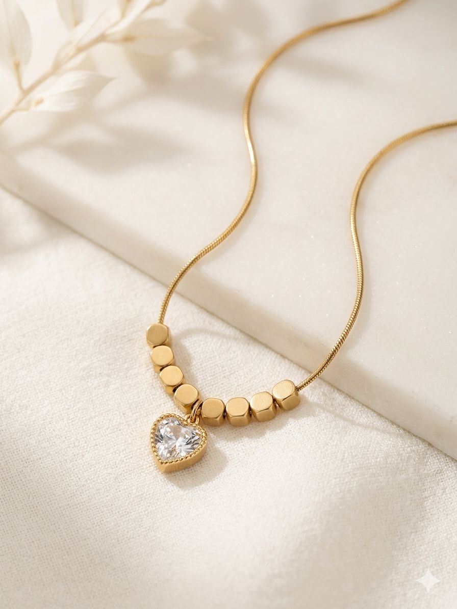 Heart Crystal Charm pendant
