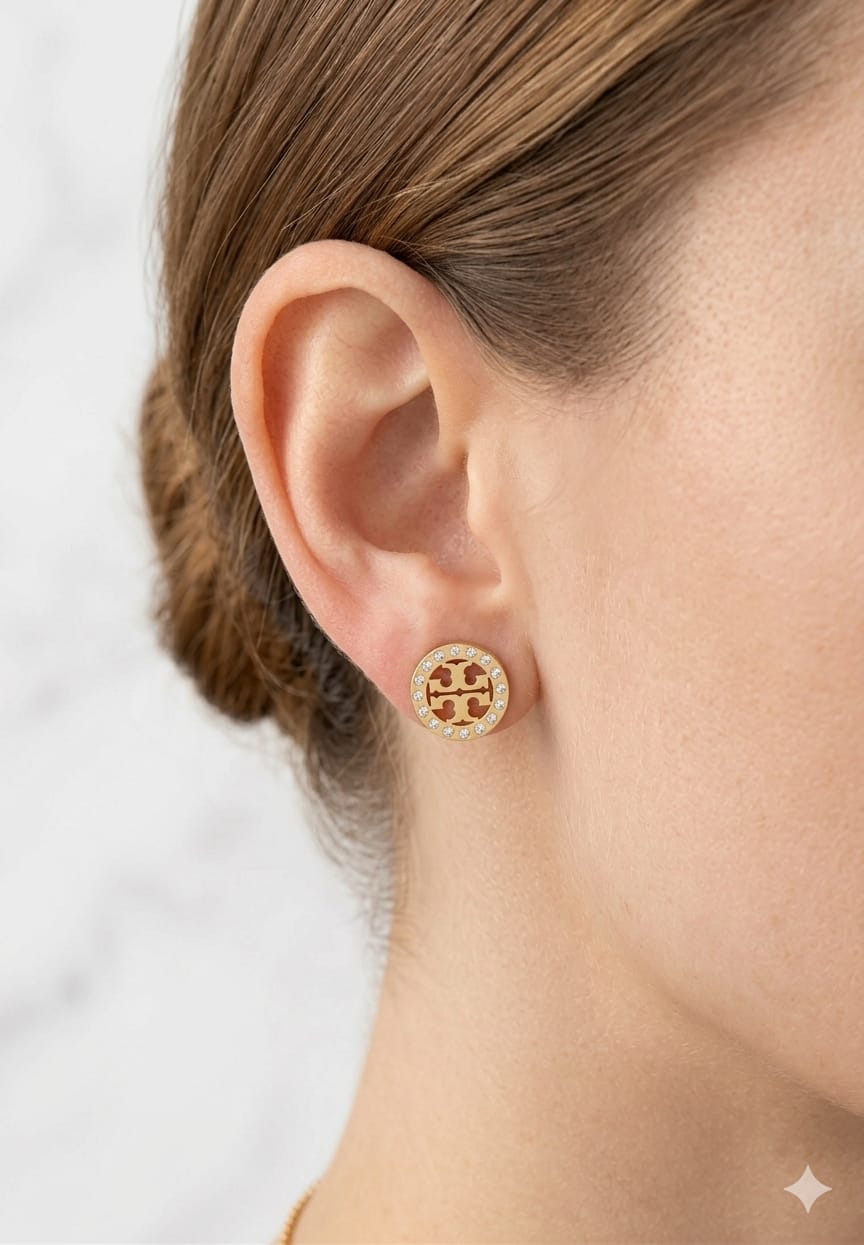 Tory Burch Zircon Stone Studs