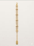 Multi-Layered Crystal Bead and zircon stone Bracelet