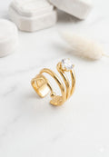 Spiral Wrap Statement Ring