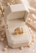 Stainless Steel layered Ring