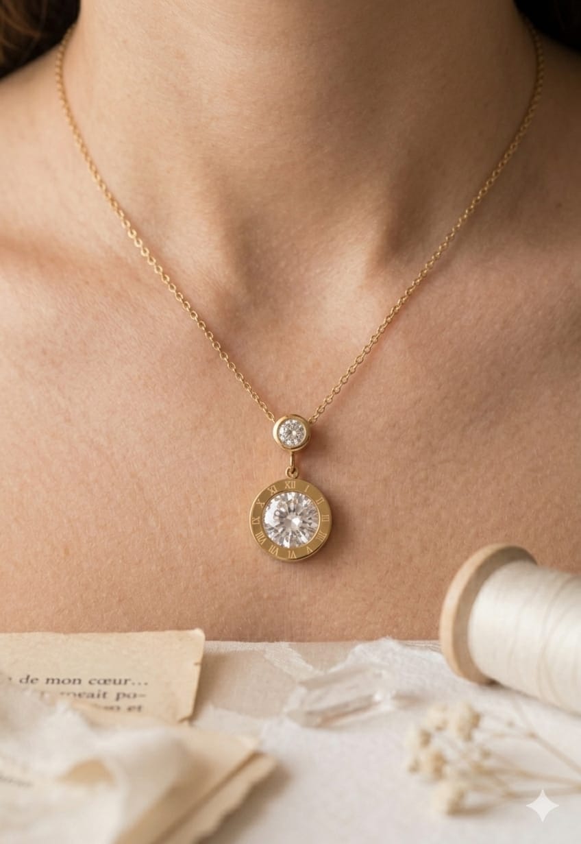 Roman Numeral Jewellery Set